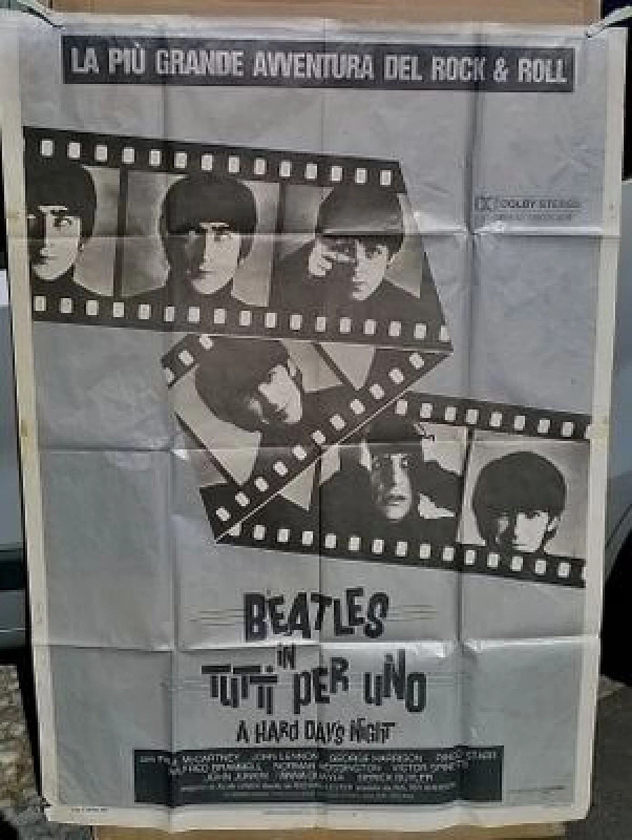 Poster dei Beatles A Hard Day's Night, 1982 1