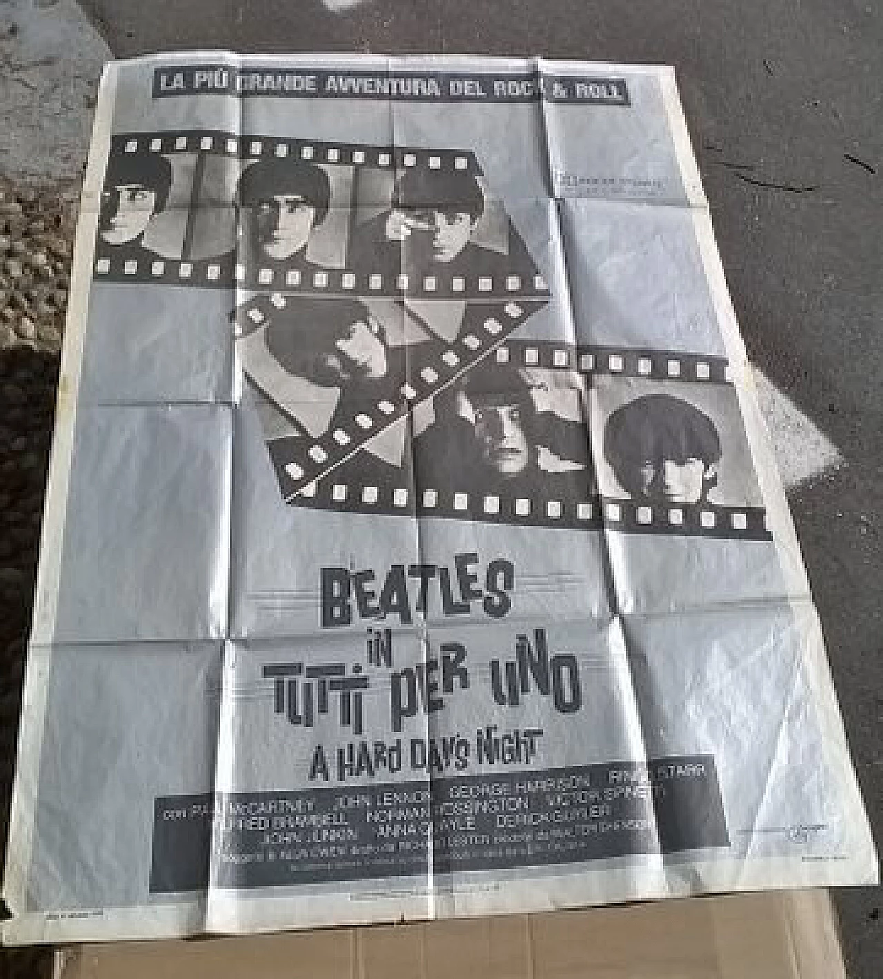 Beatles poster A Hard Day's Night, 1982 2