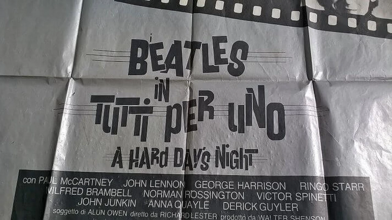 Poster dei Beatles A Hard Day's Night, 1982 4
