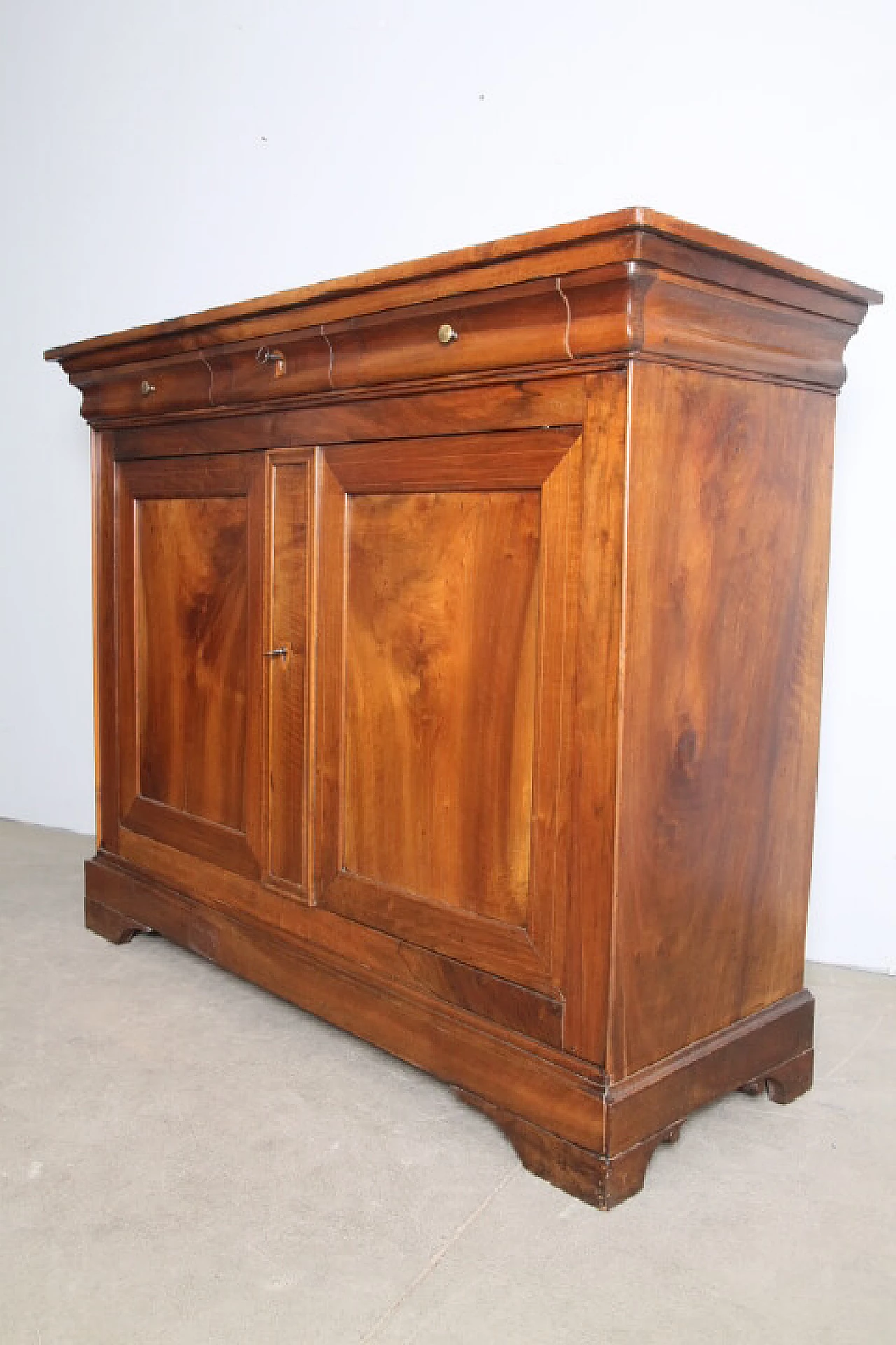 Louis Philippe solid walnut Capuchin sideboard, mid-19th century 8