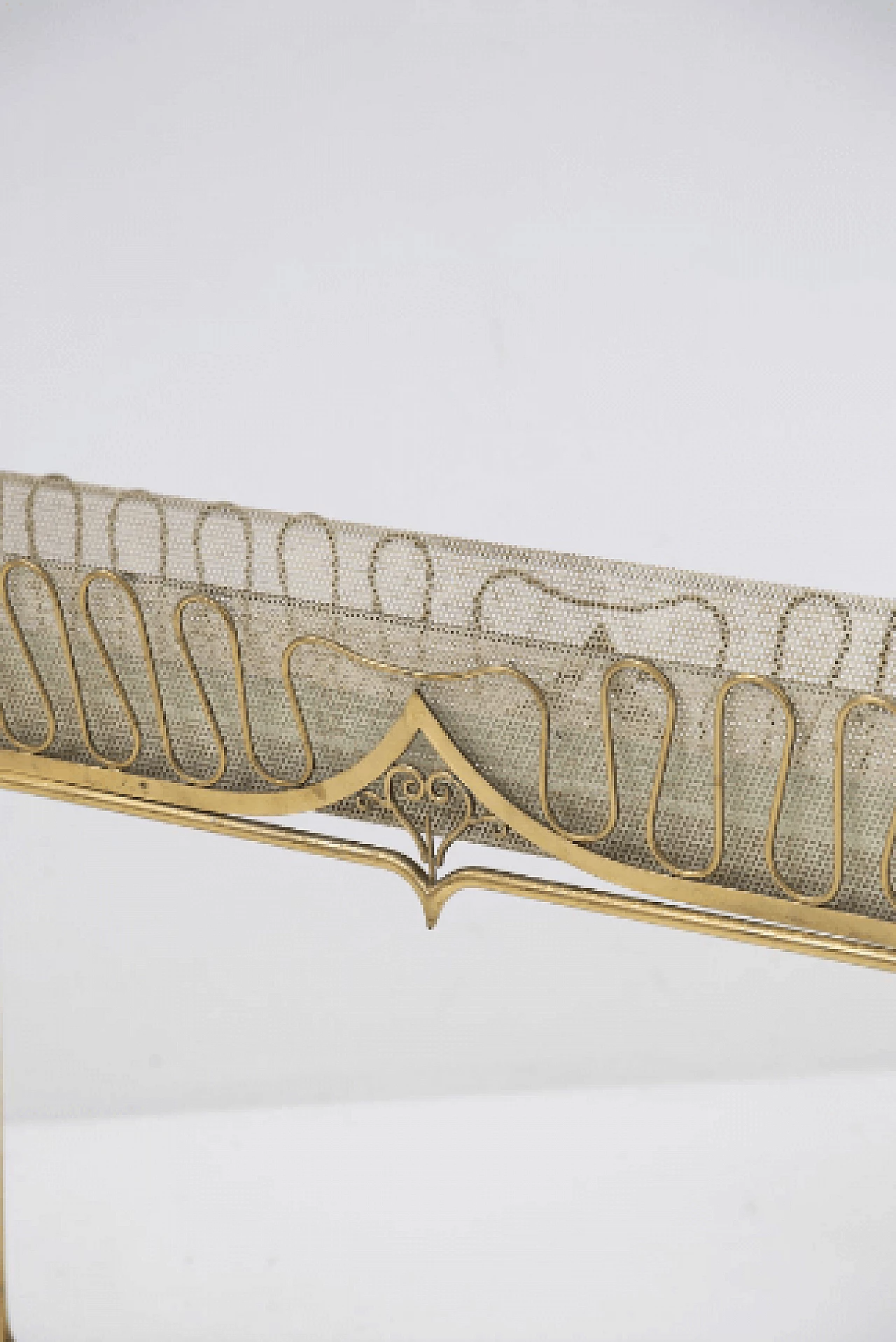 Fioriera in ottone dorato, anni '50 2