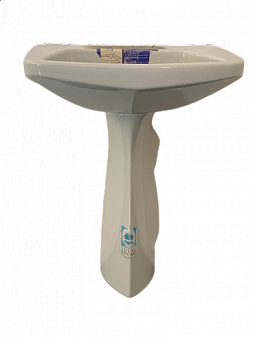 Washbasin with pedestal series Z by Gio Ponti for Ideal Standard, 1960s