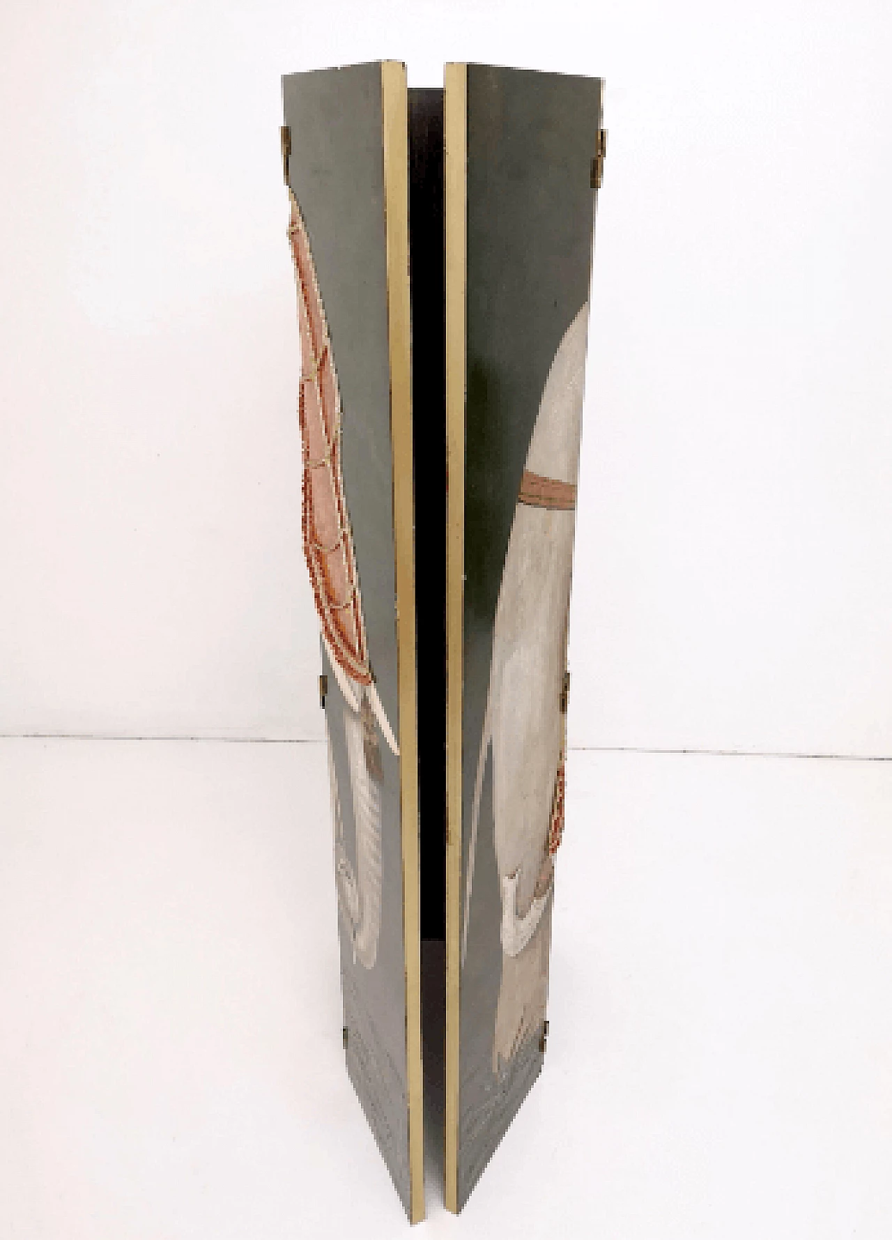 Screen with elephants and fabric details by Doro, 1980s 6