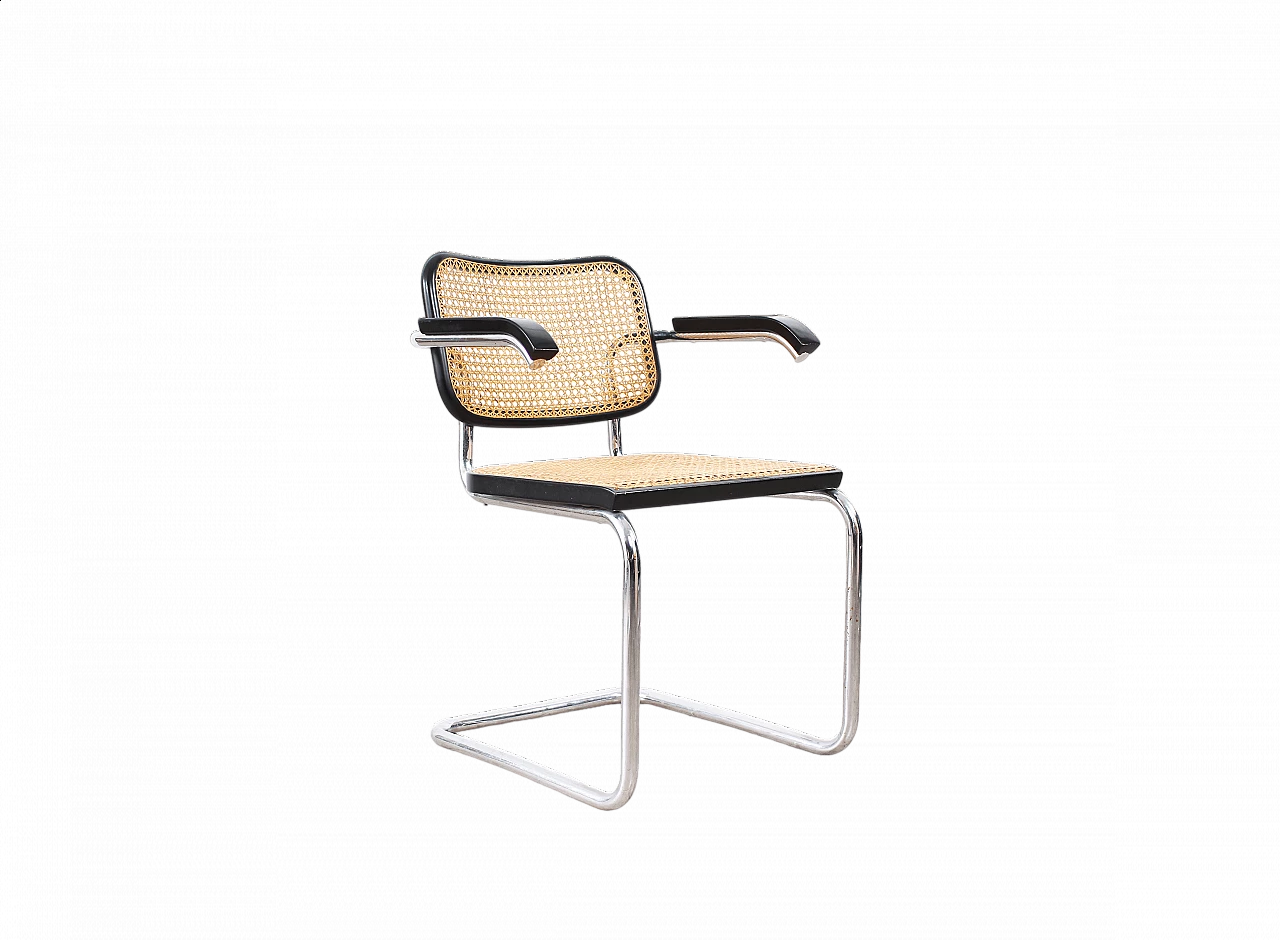 Coppia di sedie Cesca B32 con braccioli di Marcel Breuer per Gavina, anni '60 12