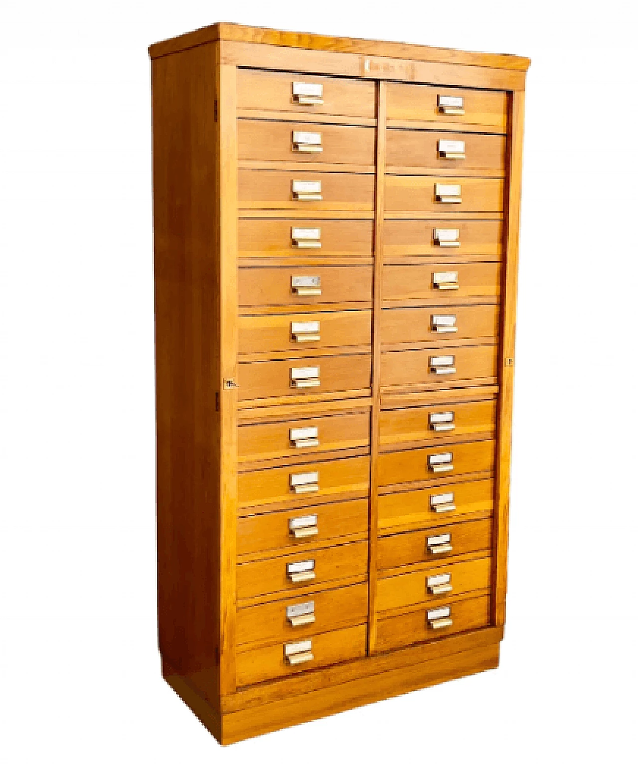 Oak office drawer, 1950s 1