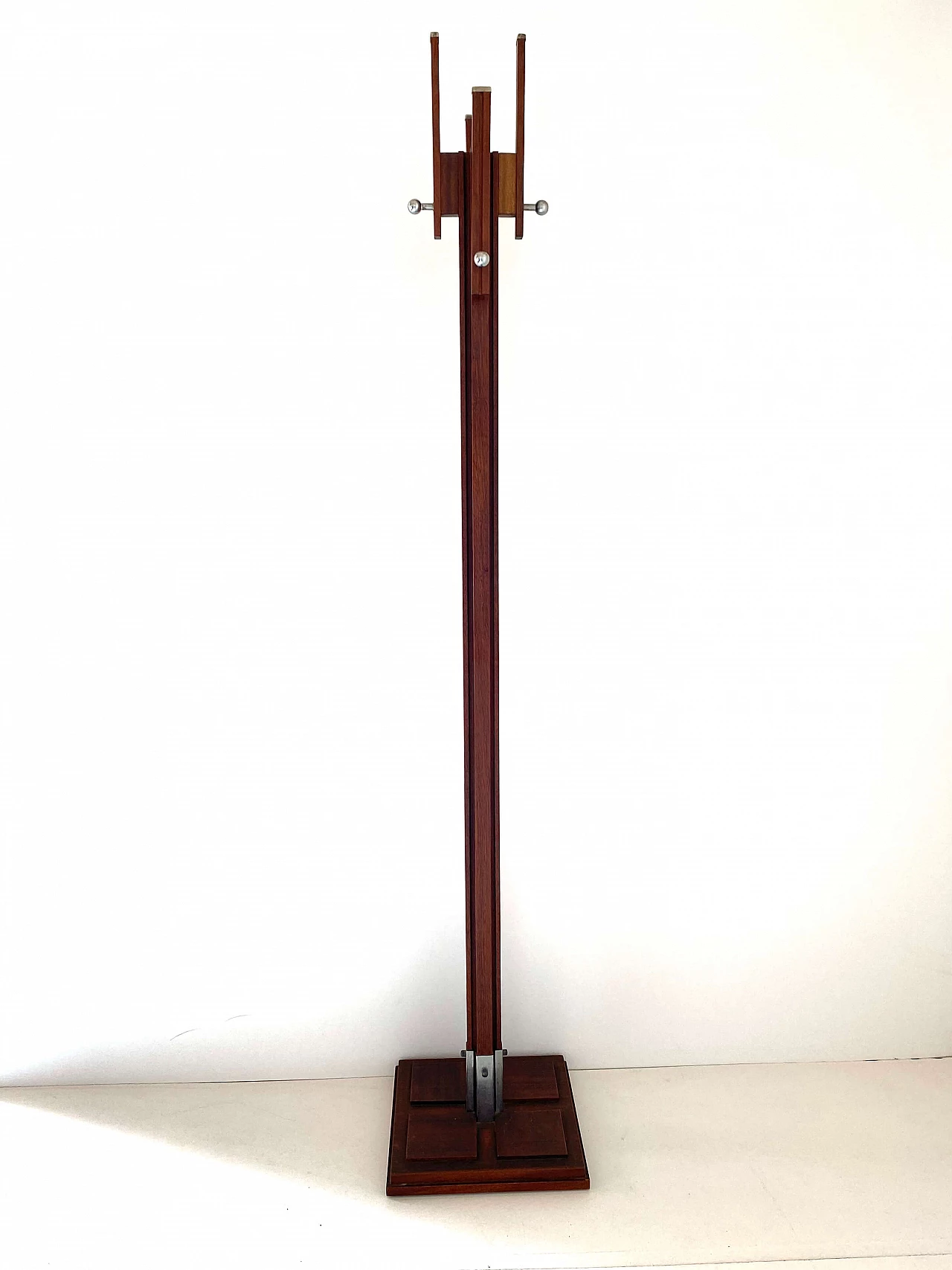 Mahogany coat stand by Carlo de Carli for FIAM, 1960s 5