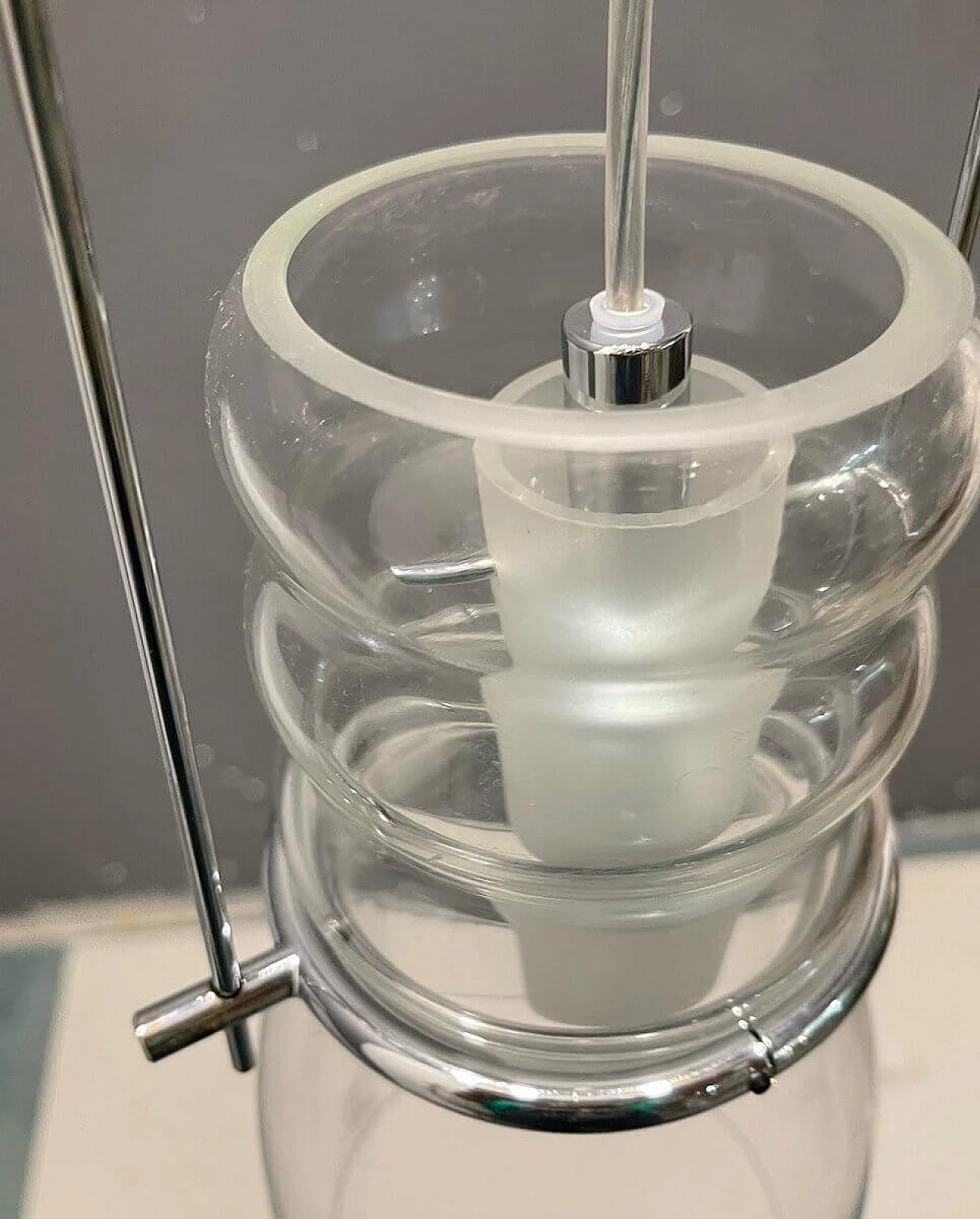 3 Murano glass pendant lamps by Zonca Voghera, 1990s 9