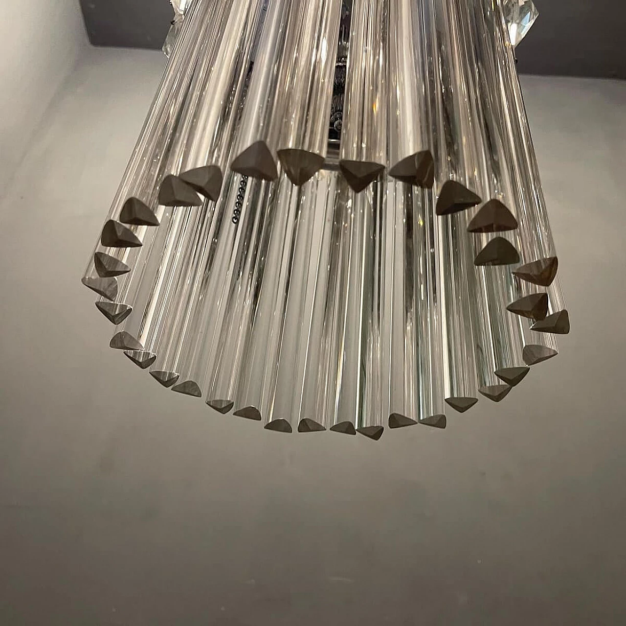 Trilobi Murano glass pendant lamp, 1960s 1
