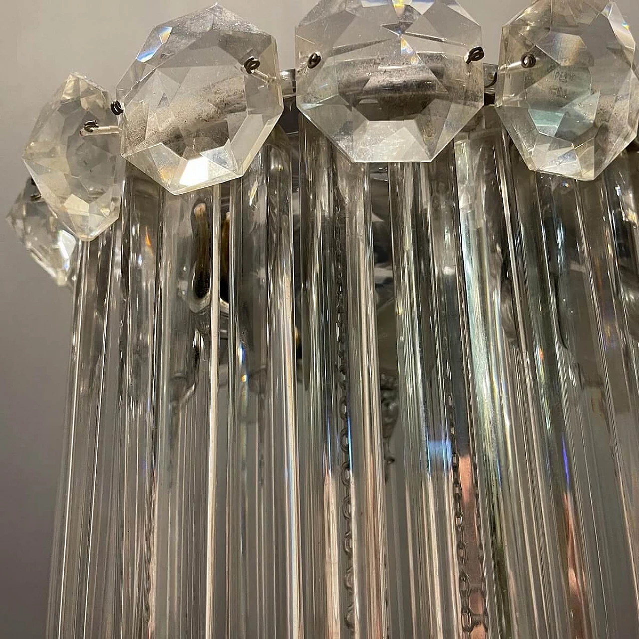 Trilobi Murano glass pendant lamp, 1960s 2