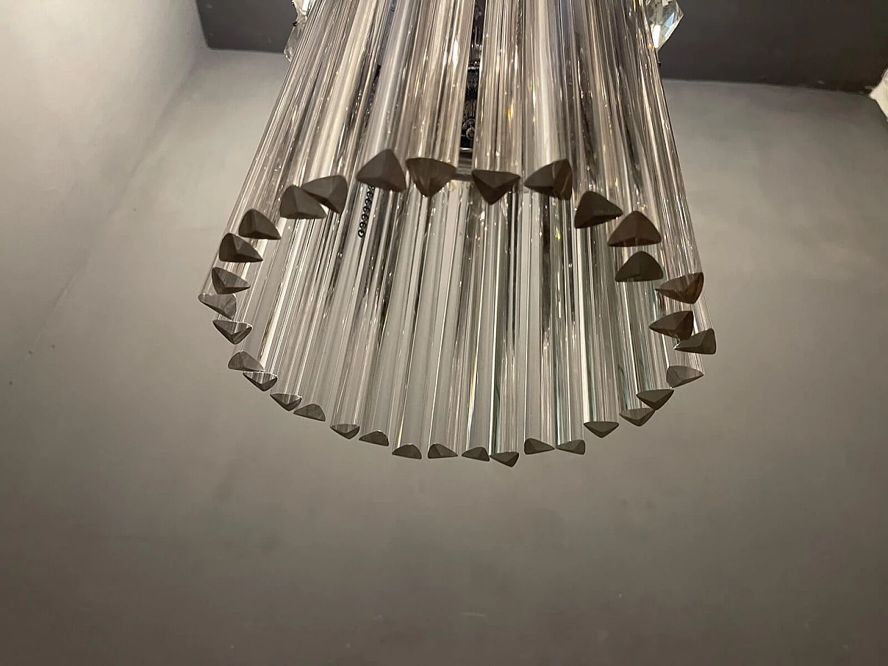 Trilobi Murano glass pendant lamp, 1960s 10