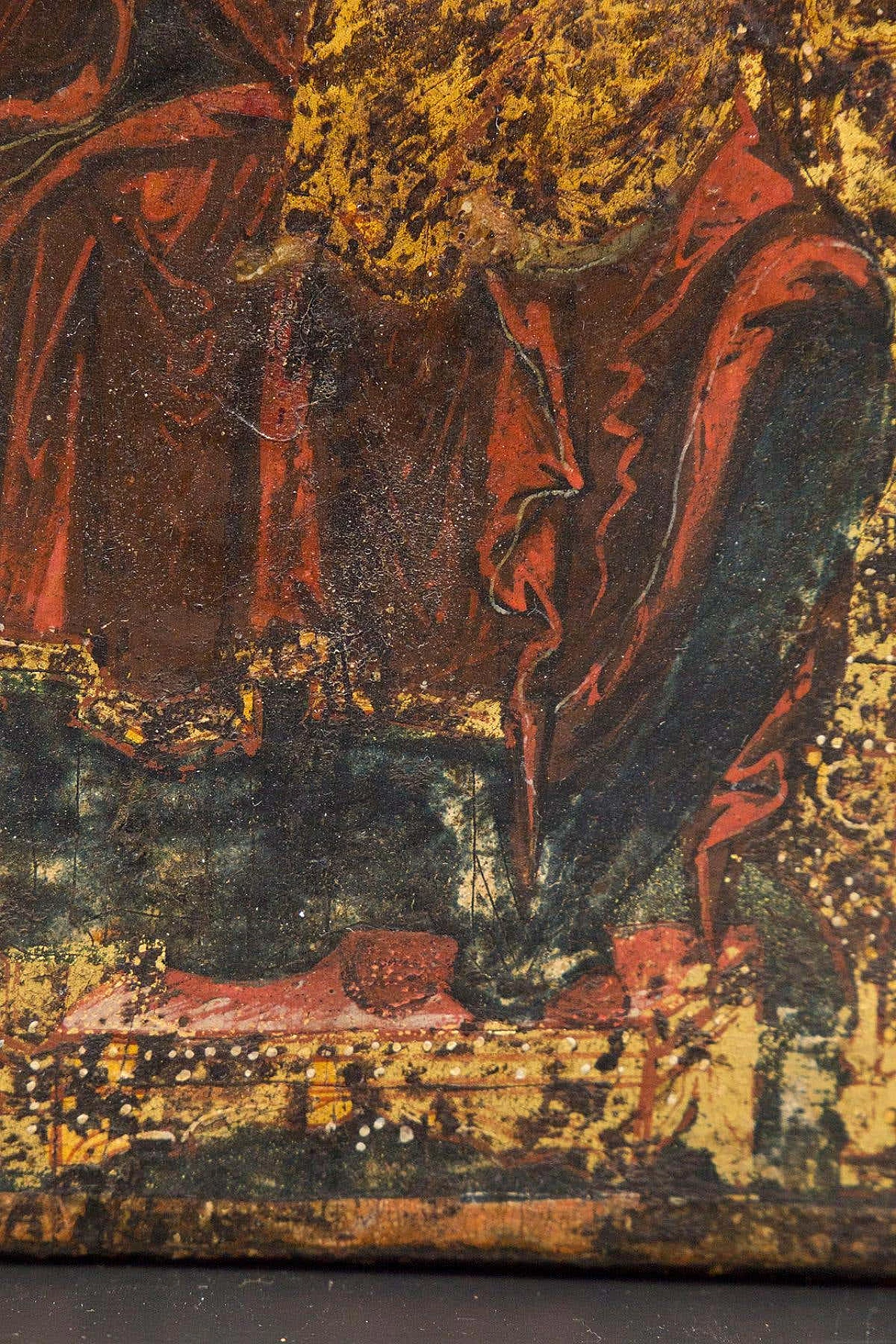 Icona raffigurante la Vergine Maria con Gesù e i dodici apostoli 3