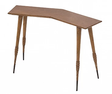 Tavolino in legno attribuito a Gio Ponti, anni '50