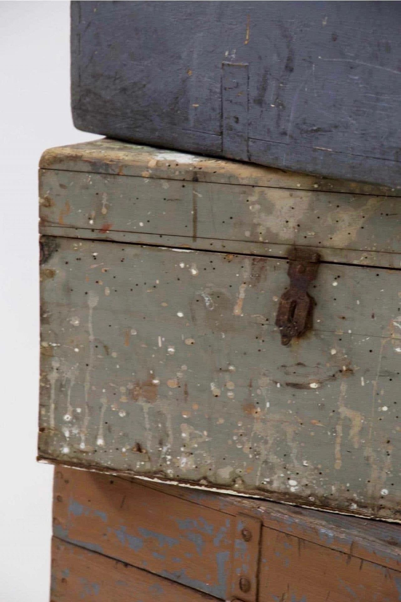 3 Wooden boxes in Rustic Chic style, 1920s 7