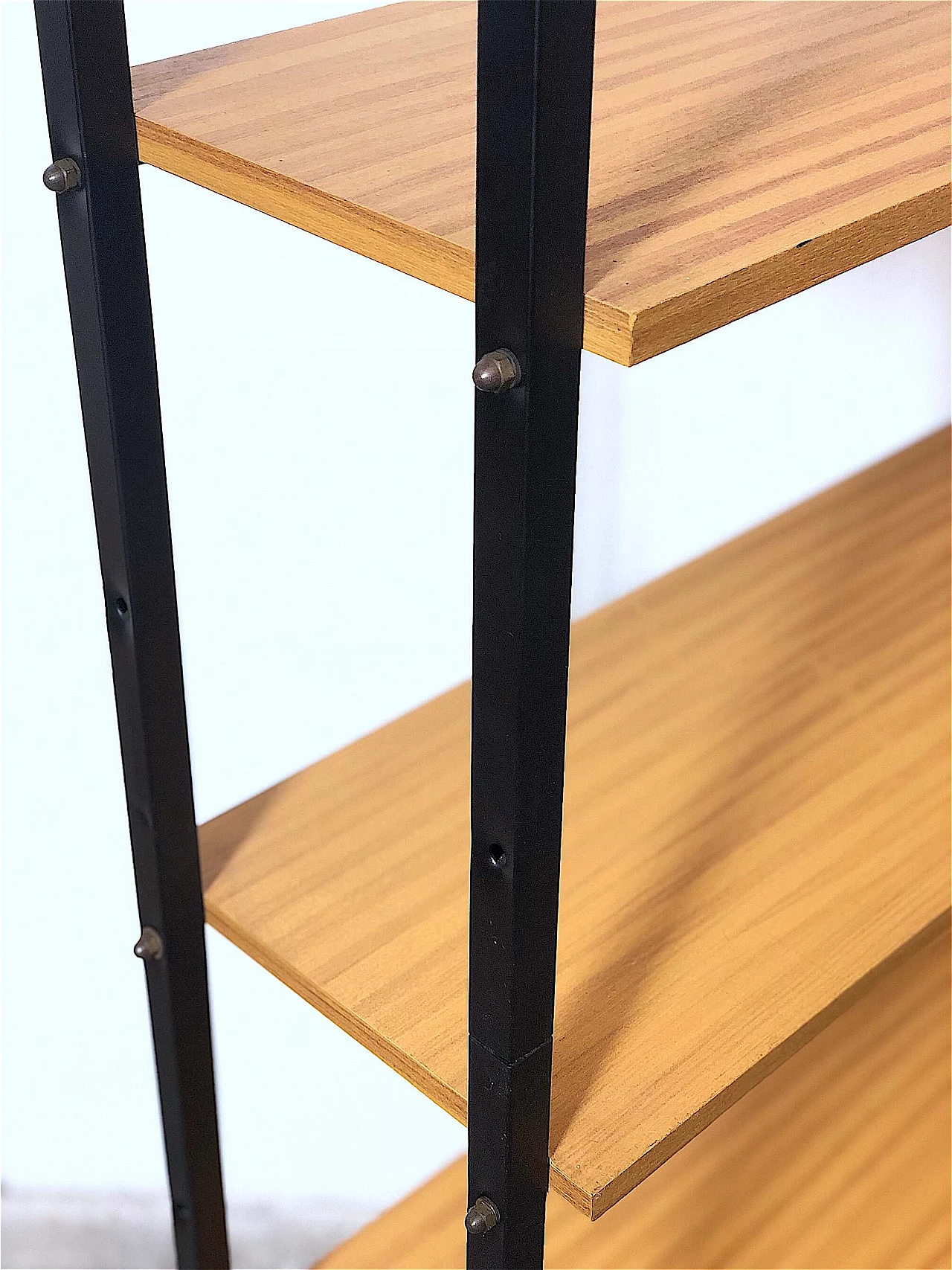 Modular one-bay bookcase with adjustable shelves, 1960s 5