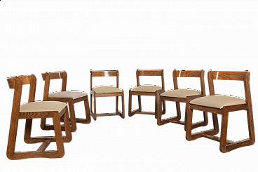 6 Chairs by Willy Rizzo for Mario Sabot, 1970s