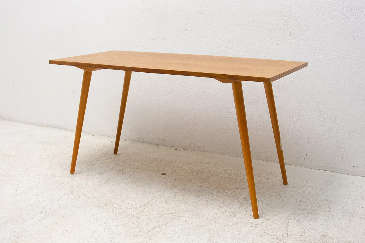 Beech side table by František Jirák for Tatra Nábytok, 1960s 2