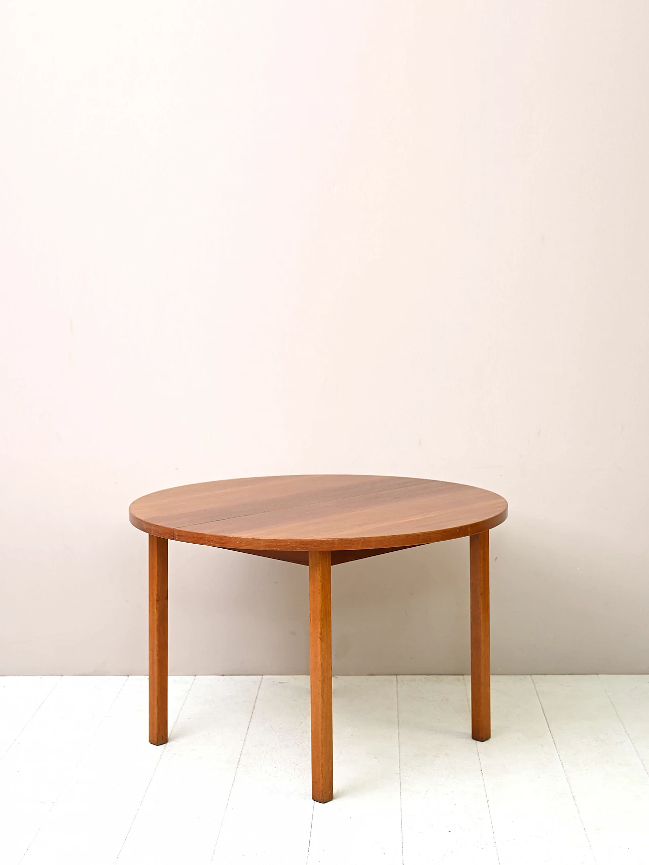 Tavolo tondo con timbro di autenticità di Ulferts, anni '60 3