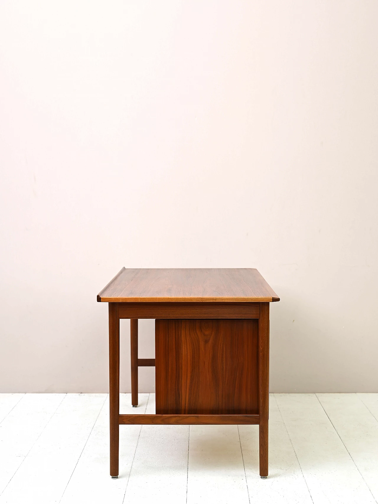 Teak desk with drawers, 1960s 5