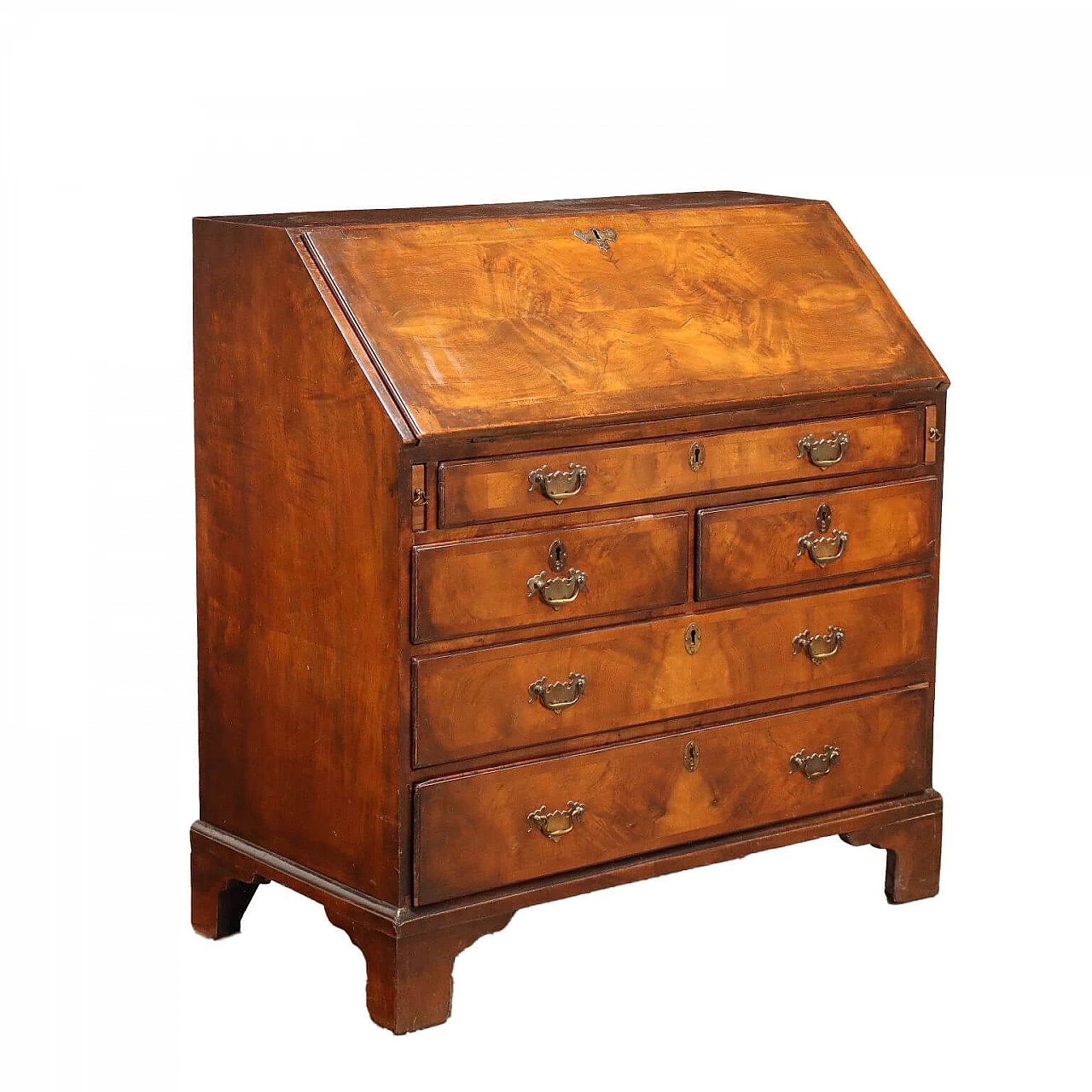 Ribalta inglese Giorgio III in mogano, fine '700 1