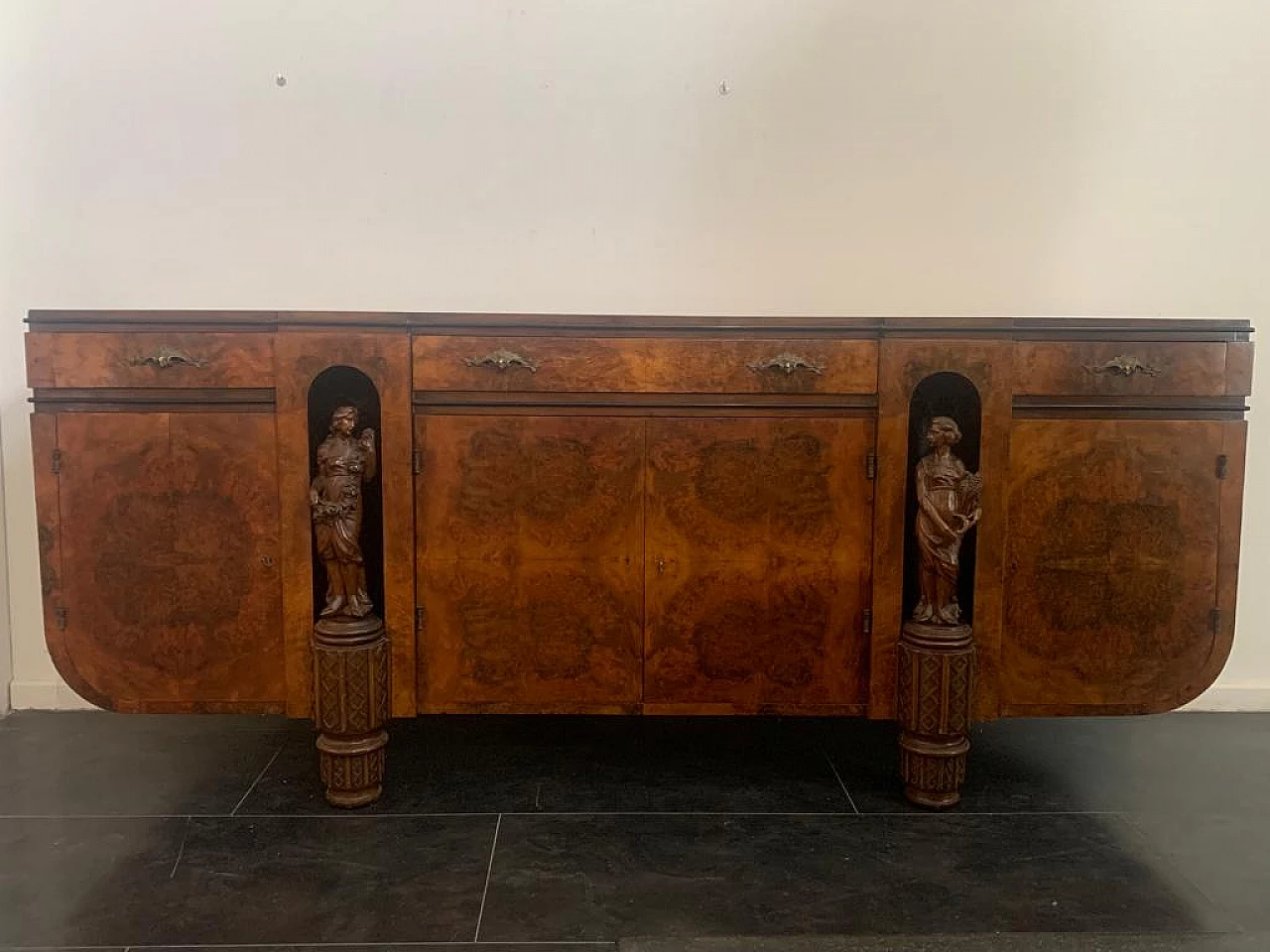 Credenza di Giovanni Guerrini per Ebanisteria Casalini, anni '30 1