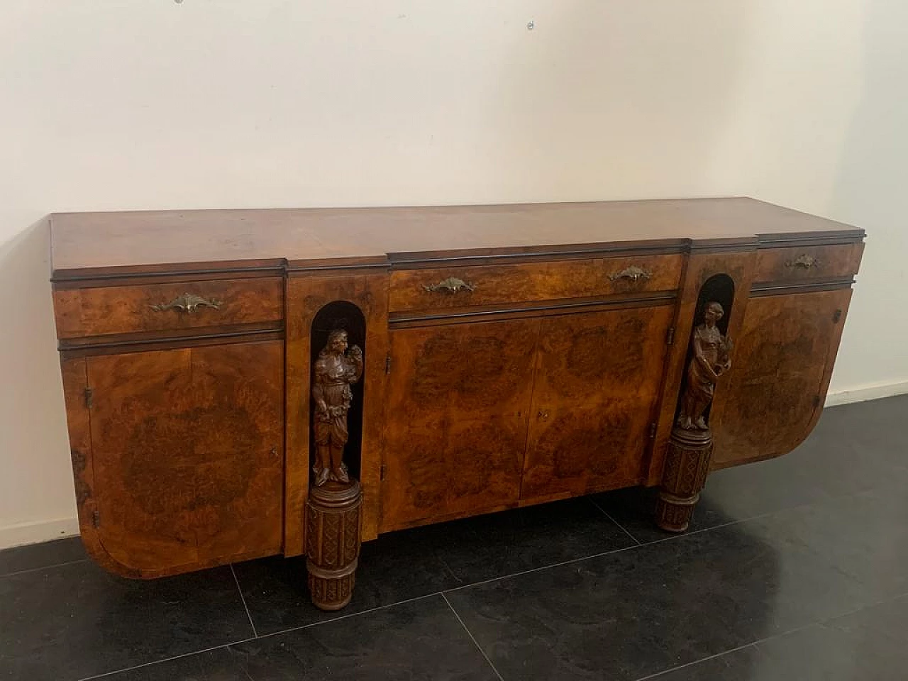 Credenza di Giovanni Guerrini per Ebanisteria Casalini, anni '30 3