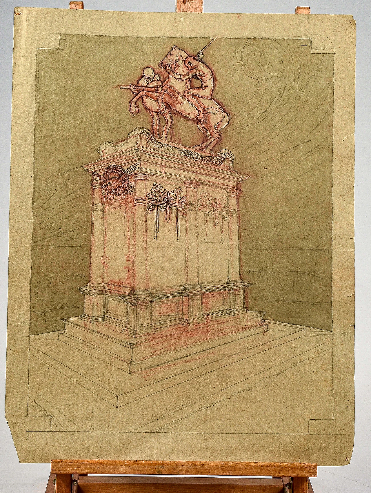 Academic drawing, mixed media, 1930s 1