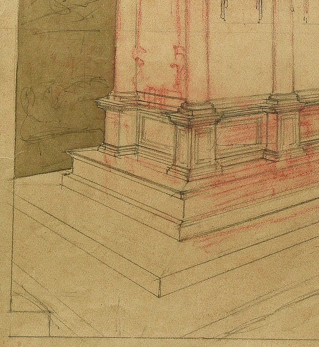 Academic drawing, mixed media, 1930s 3