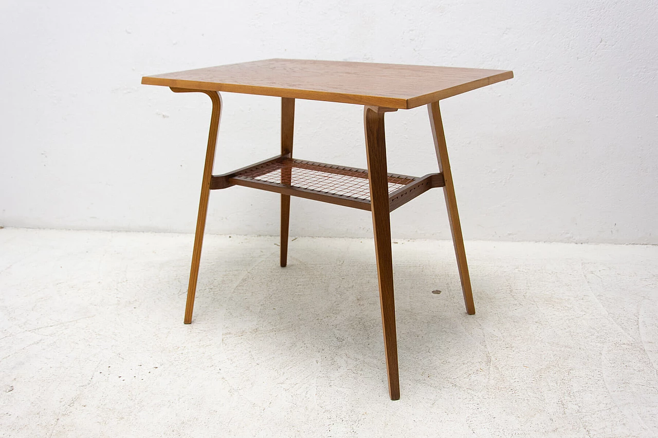 Oak coffee table by Drevopodnik Holesov, 1970s 2