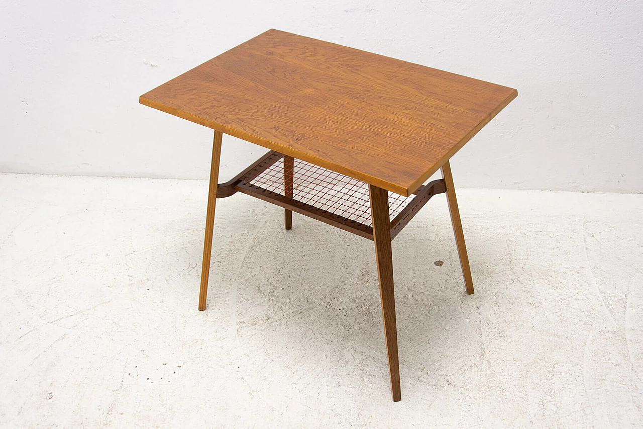Oak coffee table by Drevopodnik Holesov, 1970s 3