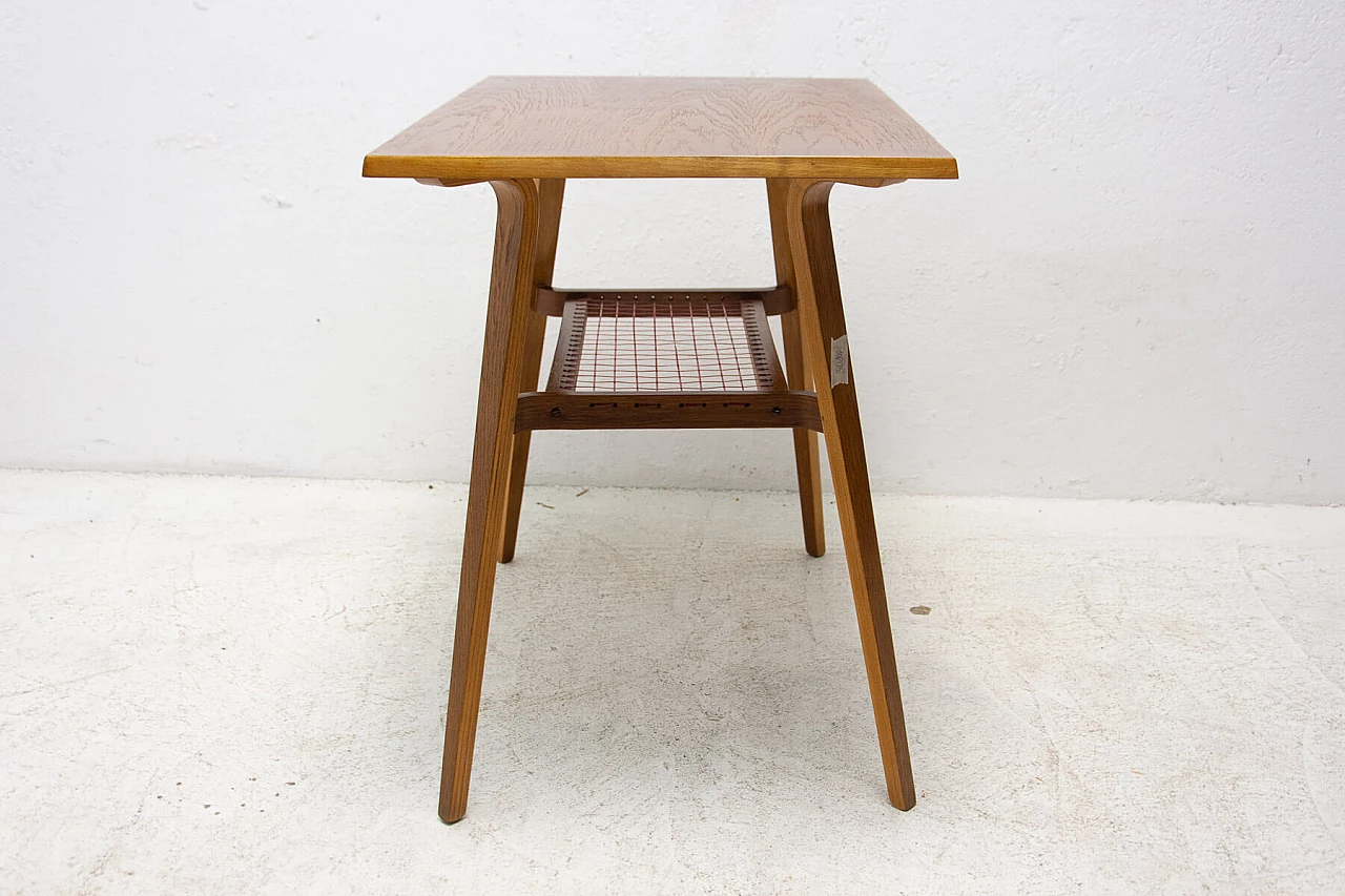 Oak coffee table by Drevopodnik Holesov, 1970s 4