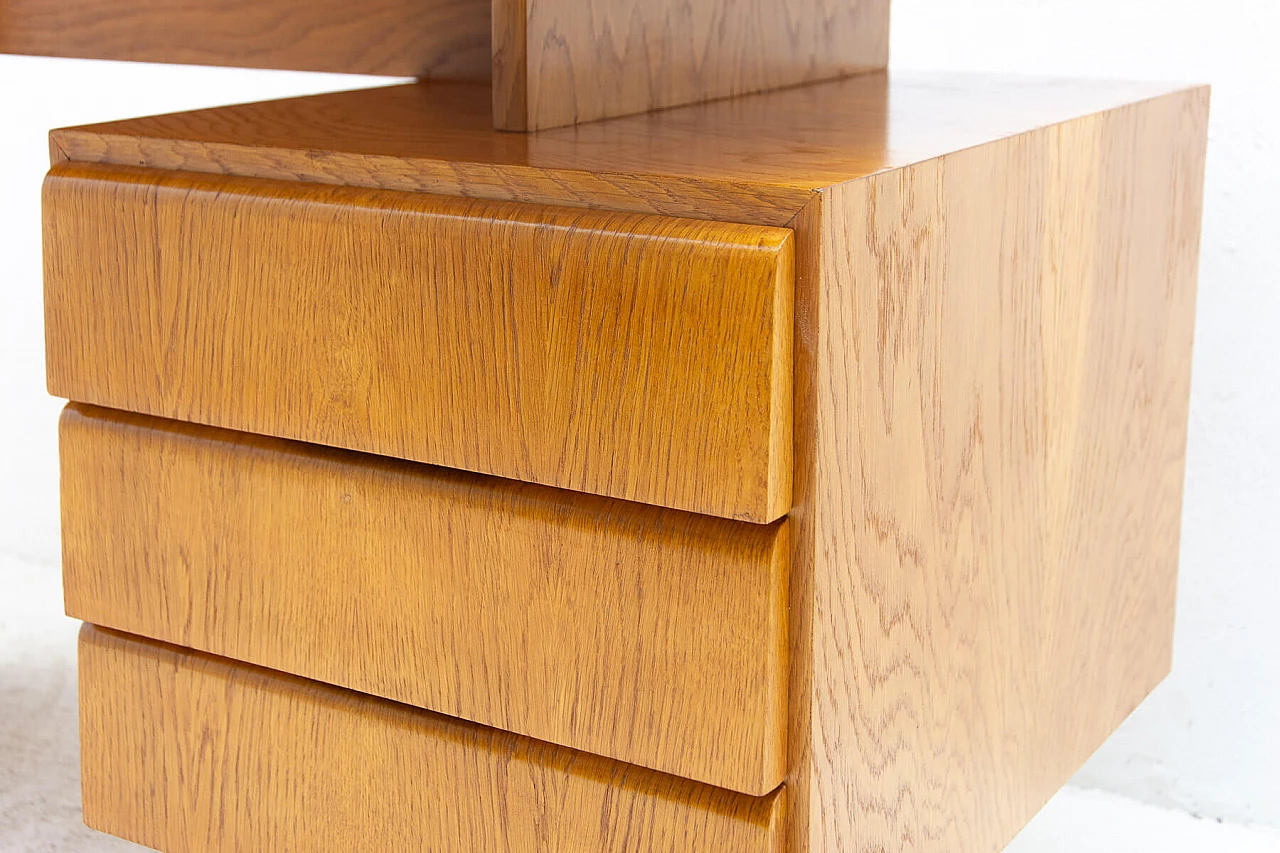 Scrivania in faggio di Bohumil Landsman per Jitona, anni '70 11