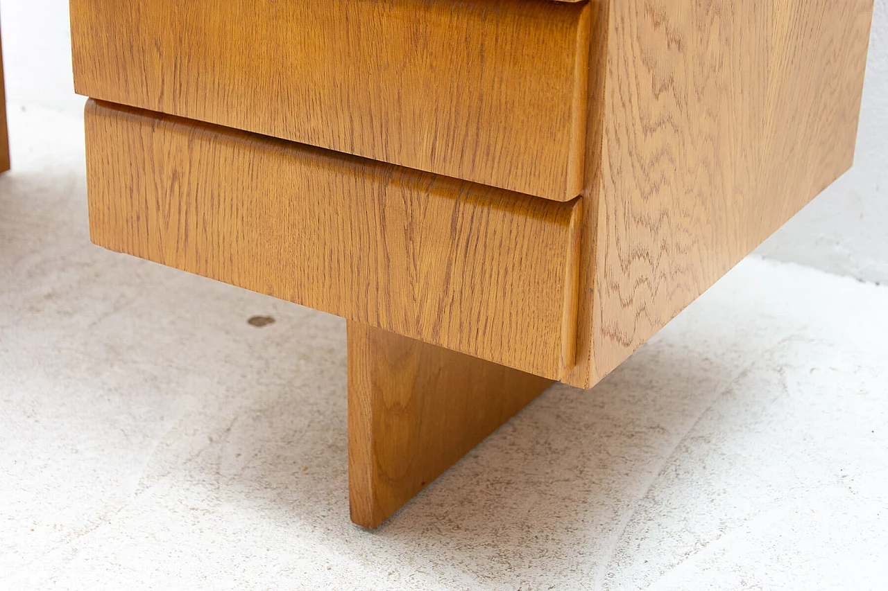 Scrivania in faggio di Bohumil Landsman per Jitona, anni '70 12