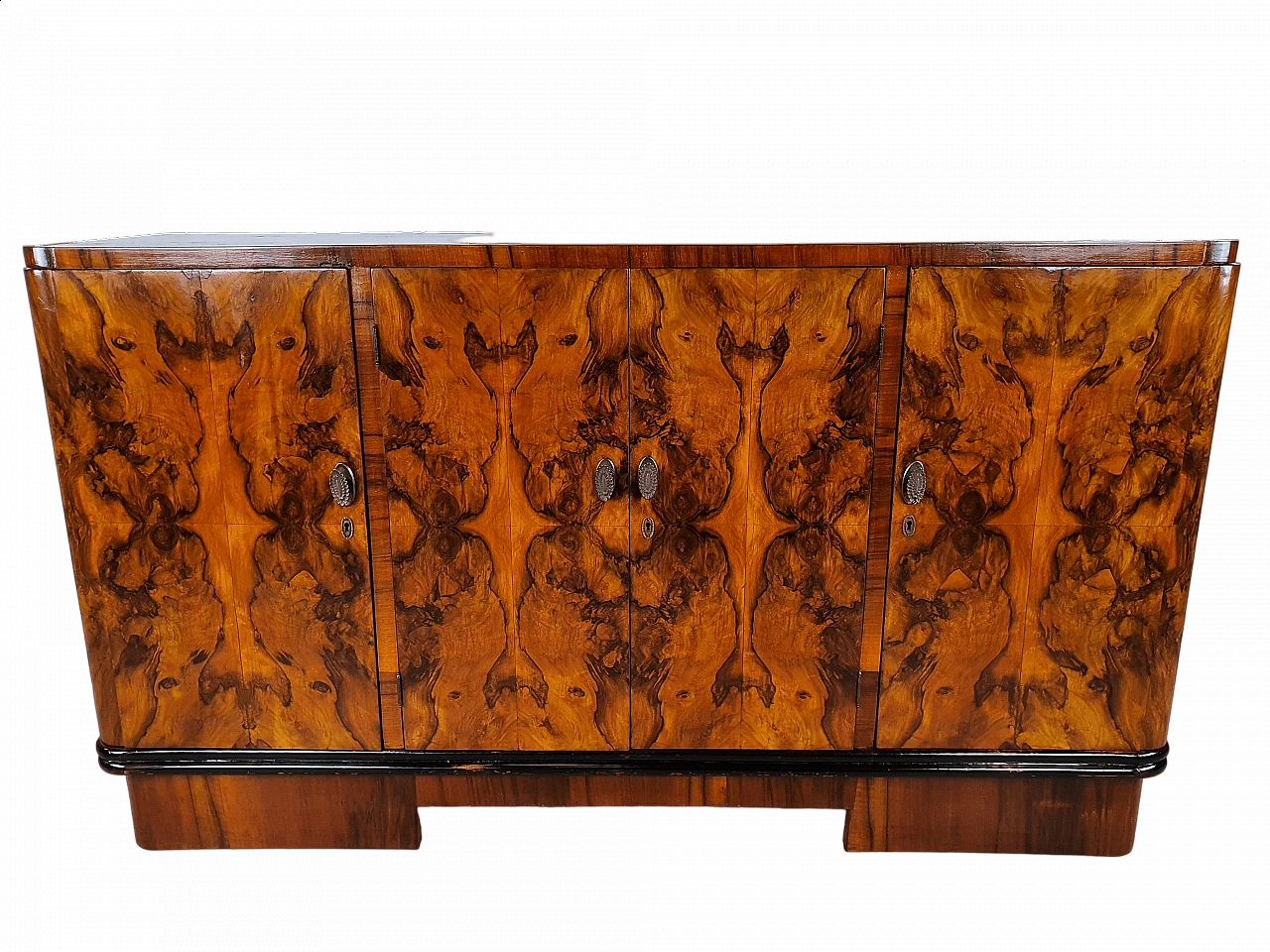 Art Deco briar-root sideboard, 1940s 41