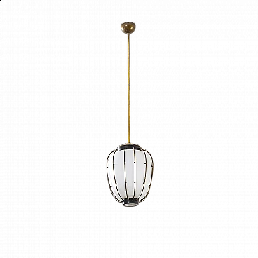Hanging lamp attributed to Angelo Lelli for Arredoluce, 1950s
