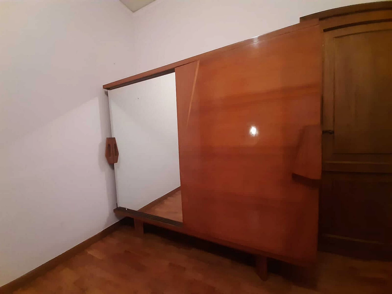 Oak veneer wardrobe by Sbriziolo, 1950s 1