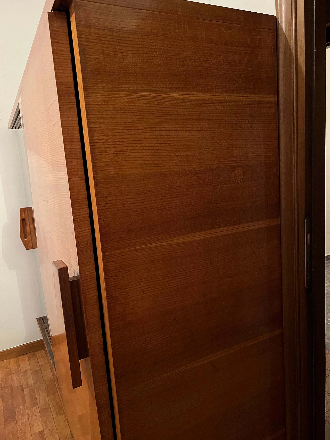Oak veneer wardrobe by Sbriziolo, 1950s 3