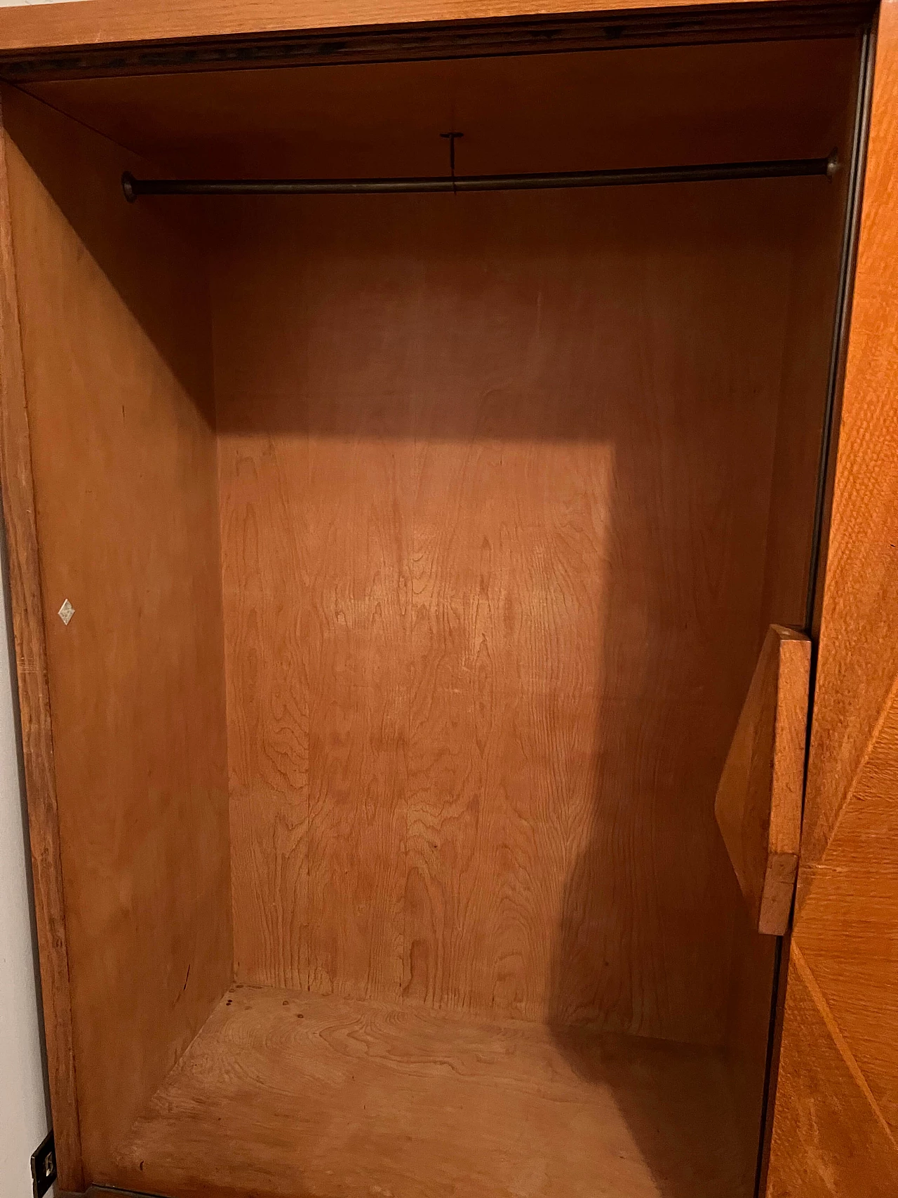 Oak veneer wardrobe by Sbriziolo, 1950s 8