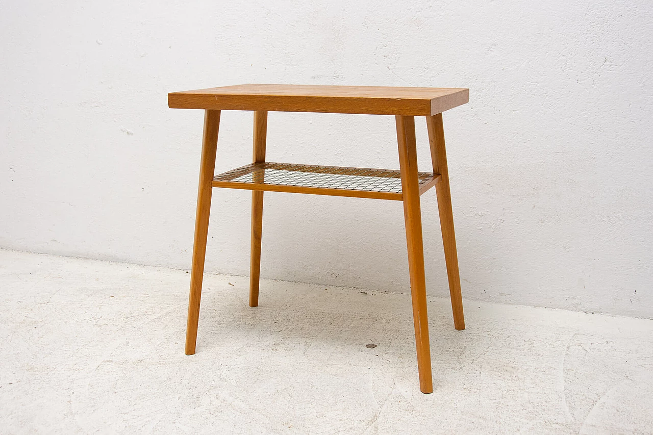 Oak coffee table for Drevopodnik Holesov, 1960s 2