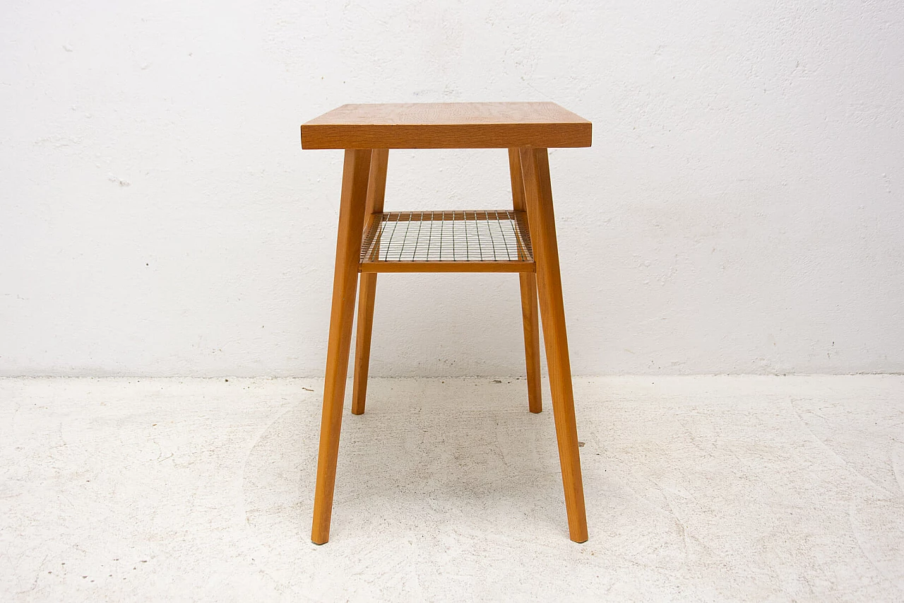 Oak coffee table for Drevopodnik Holesov, 1960s 5