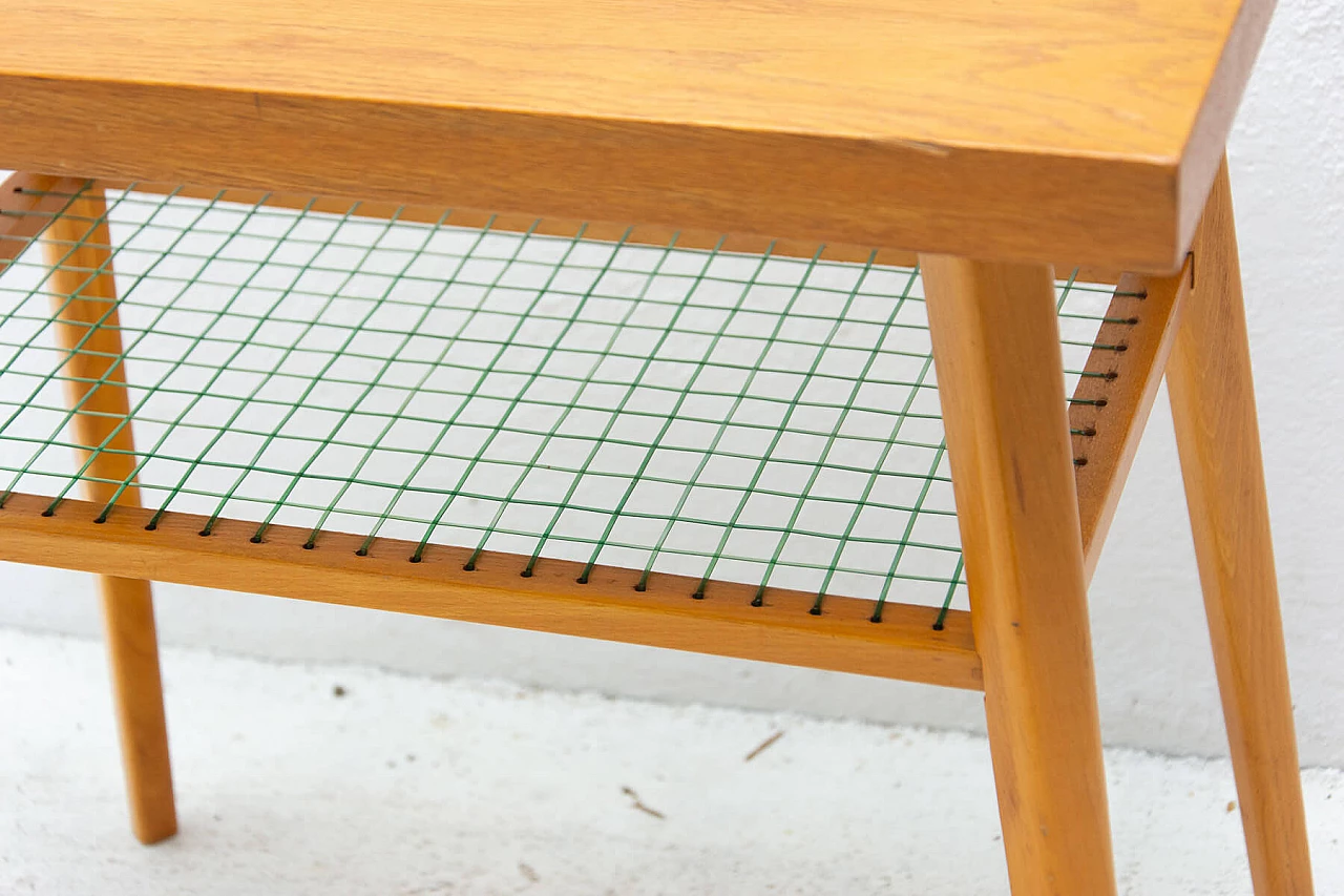 Oak coffee table for Drevopodnik Holesov, 1960s 7