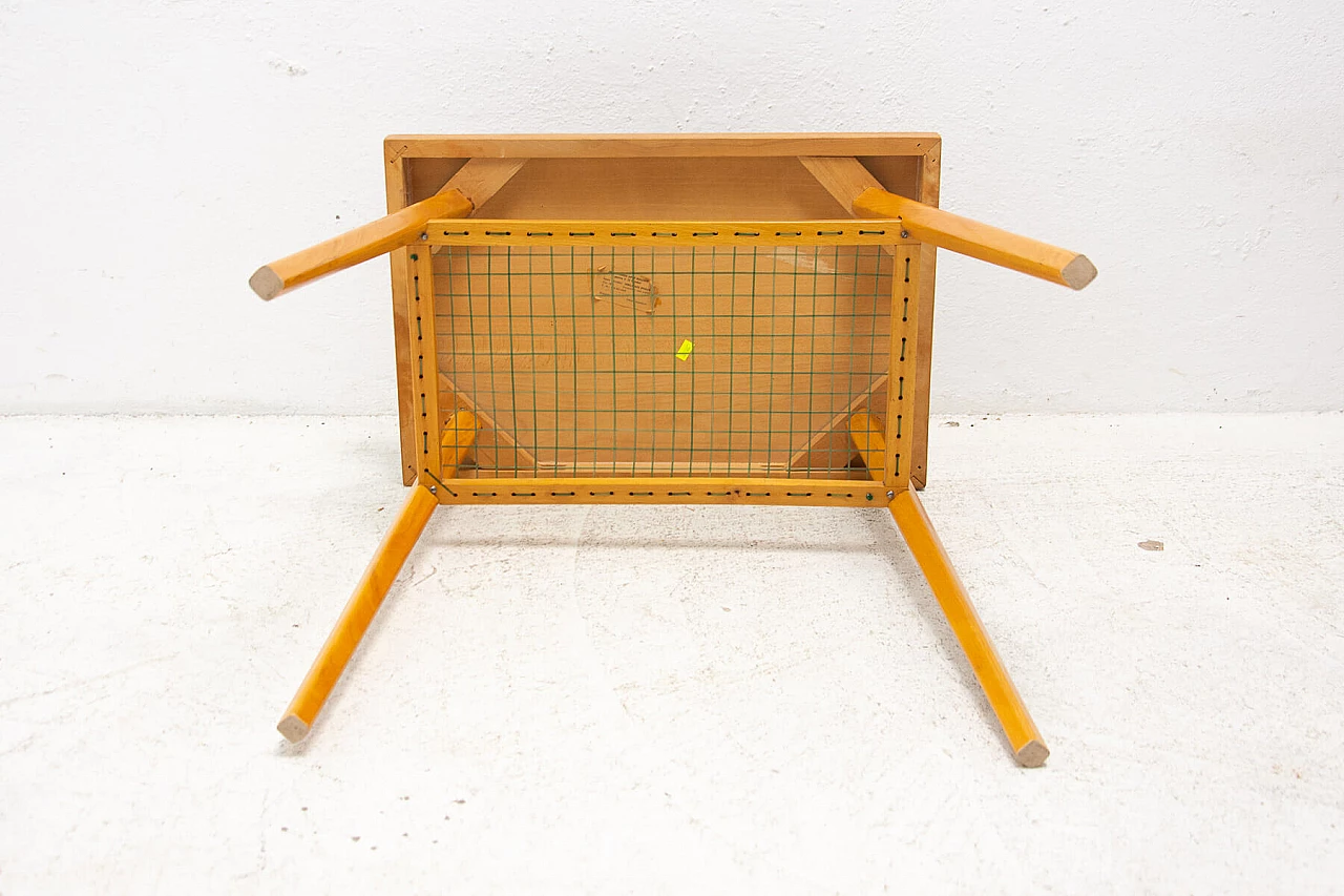 Oak coffee table for Drevopodnik Holesov, 1960s 10