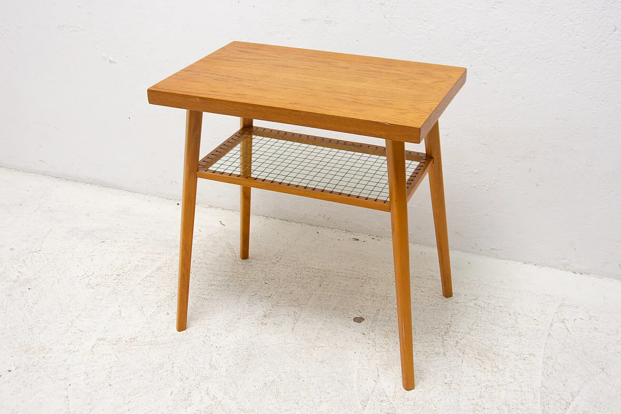 Oak coffee table for Drevopodnik Holesov, 1960s 14