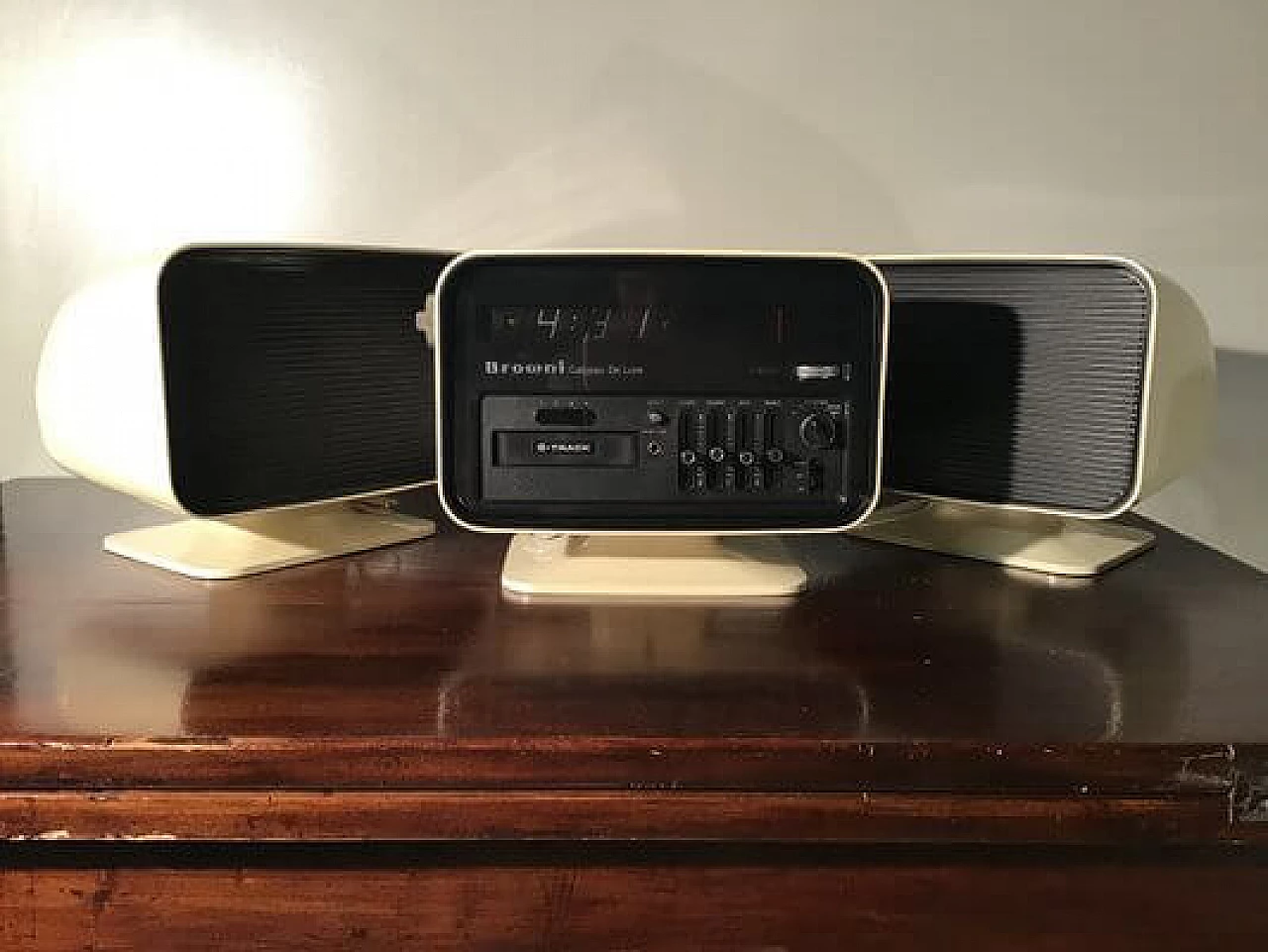 Calypso de Luxe TCM-5000 clock radio with speakers by CBC, 1960s 1