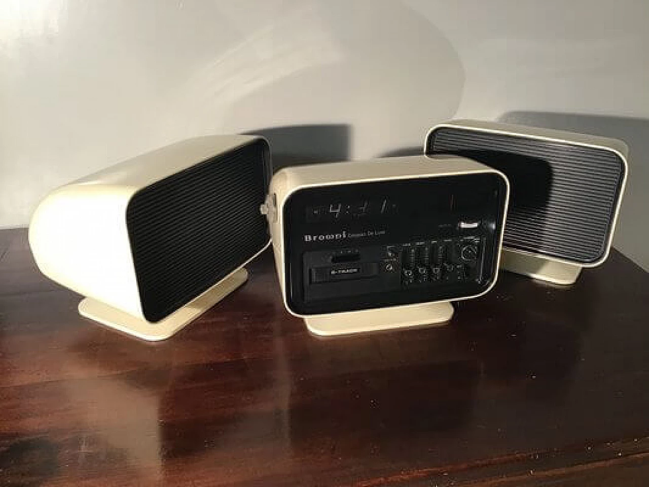 Calypso de Luxe TCM-5000 clock radio with speakers by CBC, 1960s 3