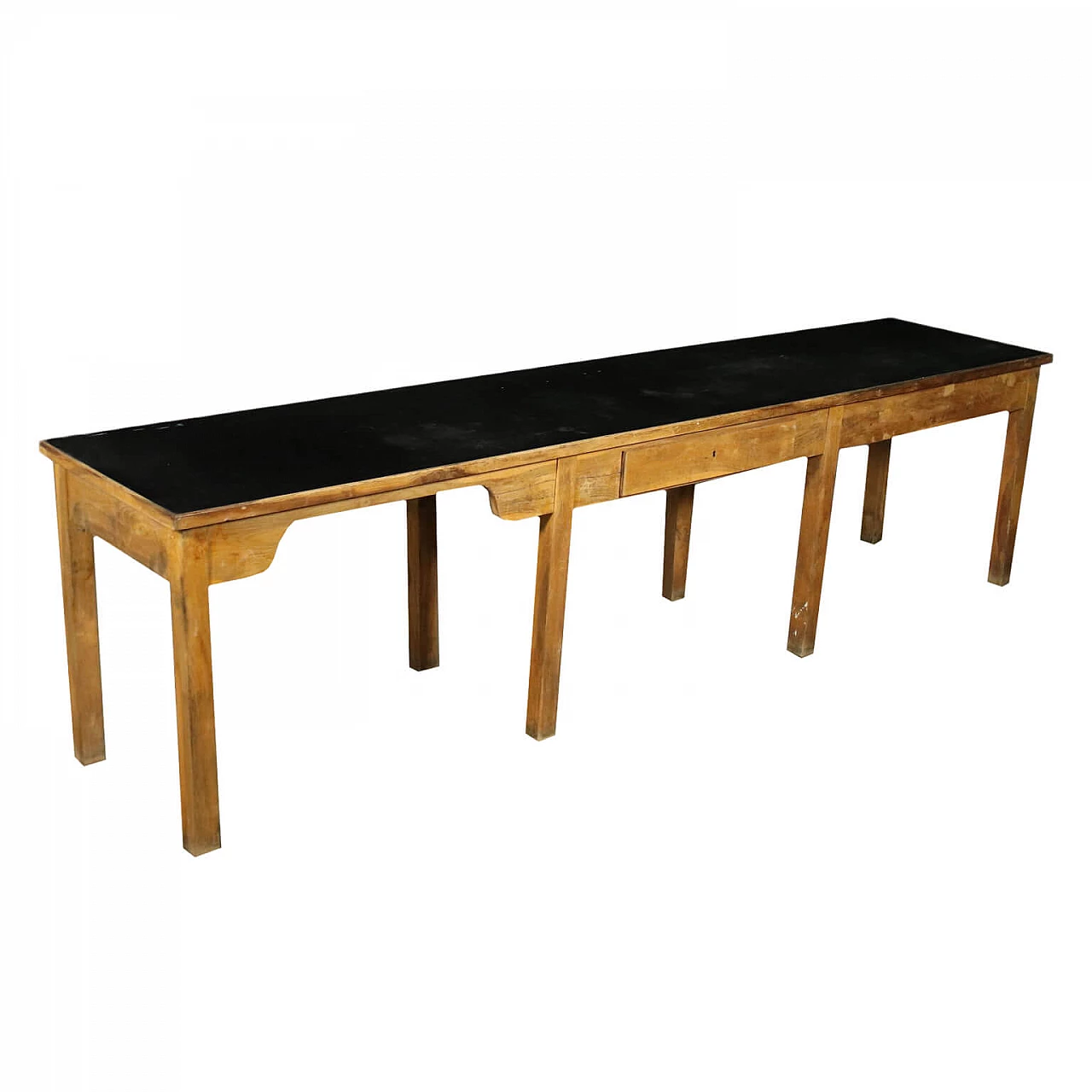 Oak wood work table, 1950s 1