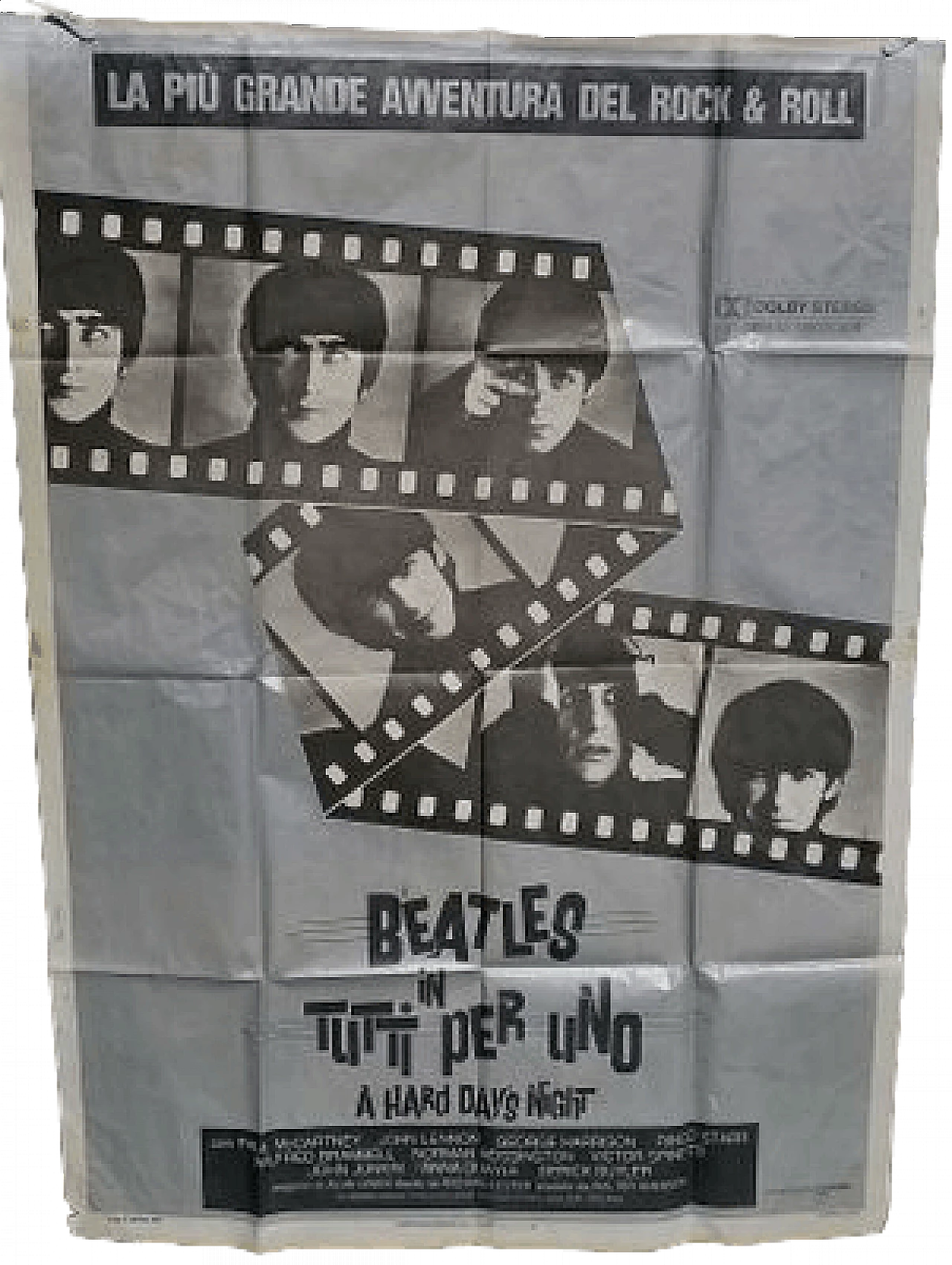 Poster dei Beatles A Hard Day's Night, 1982 6