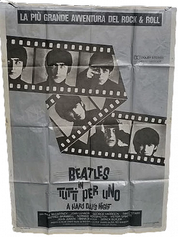Beatles poster A Hard Day's Night, 1982