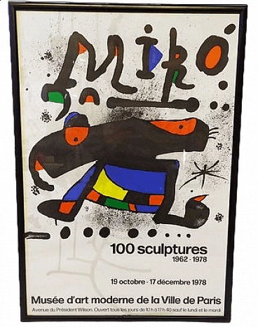 Joan Miró, lithograph, 1978