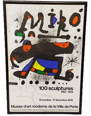 Joan Miró, litografia, 1978