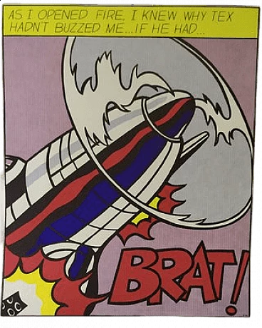 N.3 Litografie (trittico) di Roy Lichtenstein, 1964
